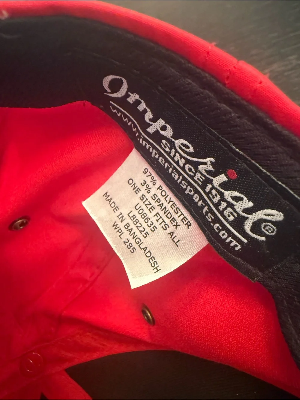 Evans Scholars WGA Red Rope Embroidered Golf Hat Adjustable Baseball Cap